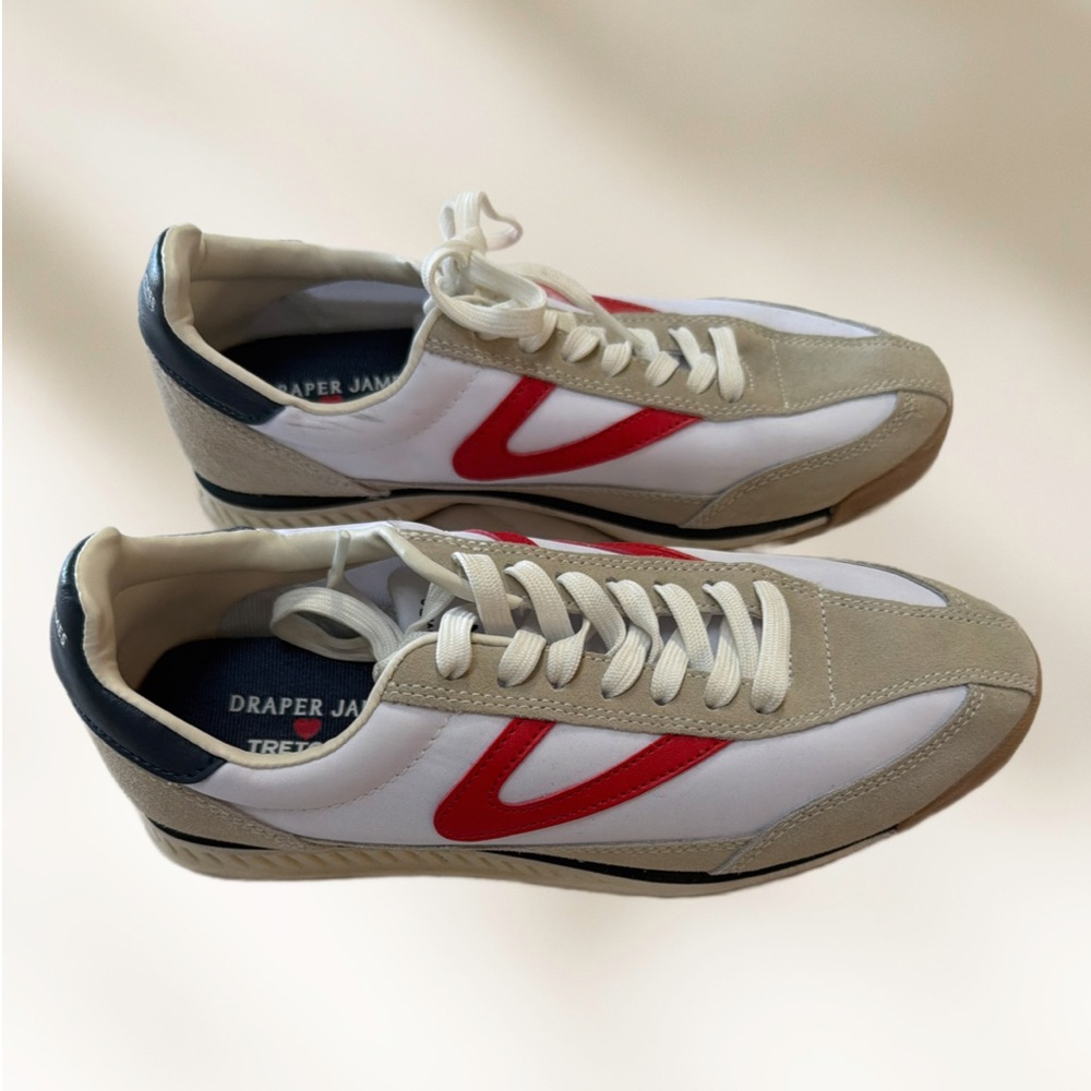 Draper James Tretorn Women’s Red and White Sneakers